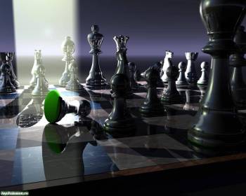 3D шахматы - трехмерные обои для рабочего стола, , 