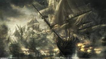 Обои к игре Empire: Total War, обои из игр, , битва, корабль, парусник