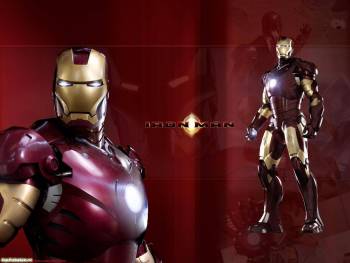 Iron Man (Железный человек) - обои на рабочий стол, , Iron Man, робот, красный, кино