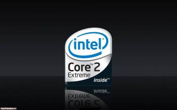 Intel Core 2 Extreme, компьютерные обои на рабочий стол, , Intel, Core 2, серый, процессор