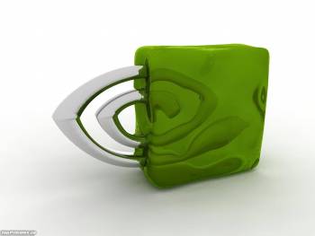 NVIDIA - обои на рабочий стол, , NVIDIA, зеленый, лед, белый, стекло, 3D