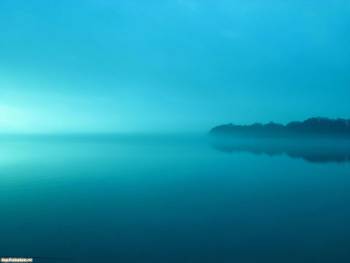 Обои природа на рабочий стол, обои 1600x1200 пикселей, , природа, туман, озеро, голубой