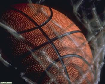 Спортивные обои - баскетбольный мяч, скачать обои 1280x1024, , 1280x1024, спорт, баскетбол, мяч, сетка