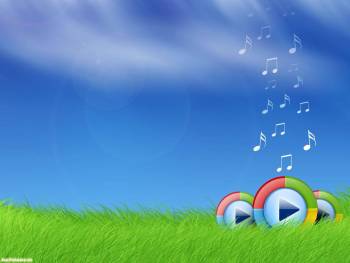 Обои музыка, обои 1600x1200, , 1600x1200, трава, зеленый, голубой, музыка