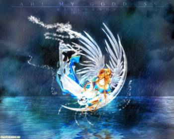 Обои фэнтези 1280x1024 пикселей, , фэнтези, море, девушка, крылья, дождь