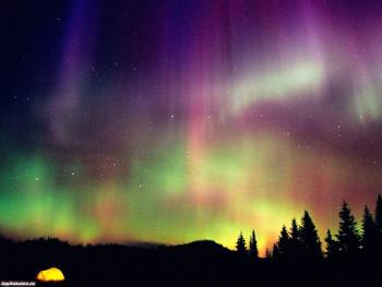 Фото северное сияние - большие обои 1600x1200, , северное сияние, разноцветный, темный, пиррода