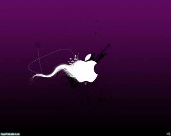 Фиолетовые обои Apple 1280x1024 пикселей, , 1280x1024, Apple, фиолетовый, темный