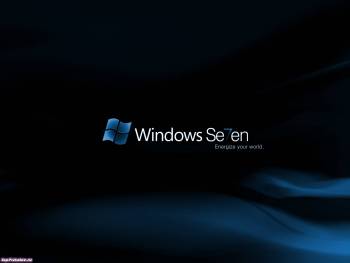 Обои Windows 7 1600x1200 скачать без регистрации, , Windows 7, 1600x1200, темный, синий