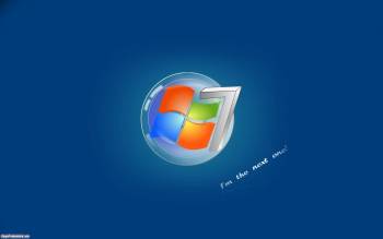 Windows 7 обои голубого цвета, , Windows 7, голубой