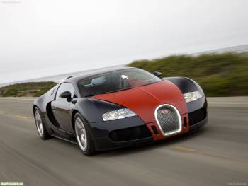 Скачать без регистрации обои авто Bugatti Veyron, , авто, Bugatti Veyron, Бугатти, дорога, скорость
