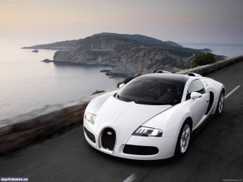 Обои авто - Bugatti Veyron, обои авто 1280x960, , авто, Bugatti Veyron, Бугатти, дорога, горы, скорость