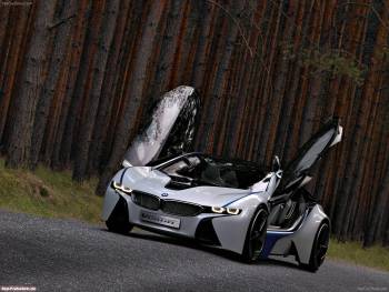 Концепт BMW Vision - красивые обои авто, , авто, BMW, дорога, лес