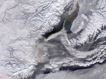 Аляска - фото из космоса - обои на рабочий стол, , аляска, космос, фото