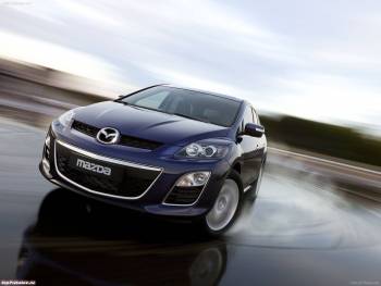 Картинки авто - фото Mazda CX7, , фото, авто, Mazda CX7, Mazda, дорога, скорость