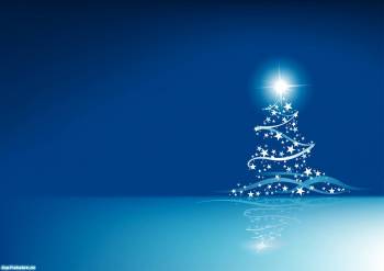 Обои Новый год - новогодняя елка на снегу, , снег, Новый год, елка, ель, звезда
