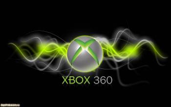 Логотип Xbox 360 - широкоформатные обои Xbox, , Xbox, приставка, игра