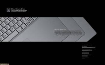 Черные обои на рабочий стол - MacBook Pro, , MacBook, клавиатура