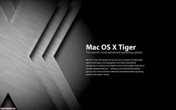 Обои Mac OS Tiger - компьютерные обои, , Mac OS, Tiger