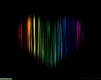 Абстрактные обои - любовь, , абстракция, любовь, полосы, разноцветный