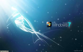 Windows 7 обои - светлая абстрактная композиция, , Windows 7, свет, абстракция