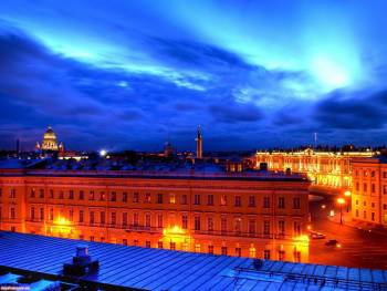 Ночная Москва, красивые HDR фото. Обои ночь, , фото, HDR, Москва, город, ночь