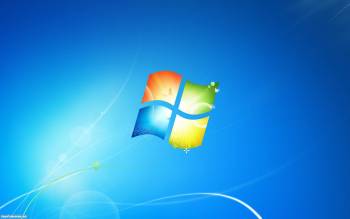 Широкоформатные обои для Windows 7 1920x1200 пикселей, , Windows 7, полосы, логотип