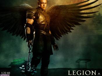 Большие обои Legion/Легион 2010, 1600x1200, , кино, фильм, Legion, Легион, мужчина, булава, 2010, доспехи, воин
