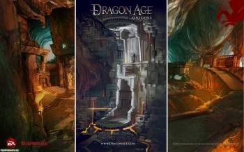 Dragon Age Origins - мрачные игровые обои, , Dragon Age, игра