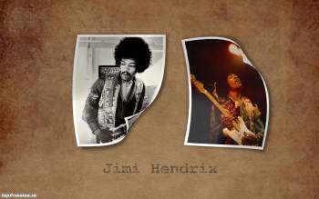 Музыкальнаы ретро обои с Jimi Hendrix, , музыка, Jimi Hendrix, ретро