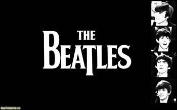 Обои The Beatles, , The Beatles, музыка, черно-белый
