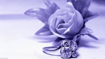Лучшие друзья девушек - бриллианты - размер фото: 1920x1080, , кольцо, бриллиант, камень, роза