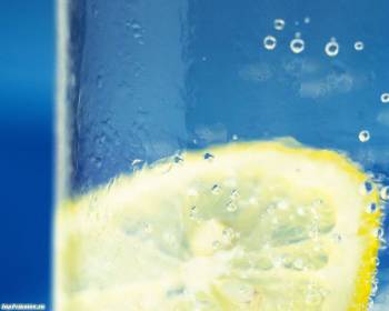 Обои - свежий лимонный сок, , лимон, стакан, свежесть, напиток, сок, вода