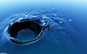 Реалистичные капли воды, красивые обои, , капли, вода, 3D