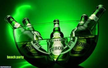 Пиво Tubogr, зеленые обои, , пиво, Tubogr, бутылка