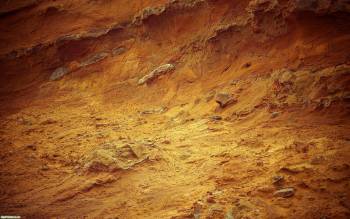 Песчаные изломы - скачать обои бесплатно, , песок, камни, излом, желтые
