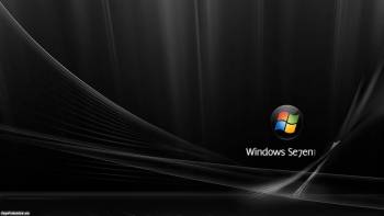 Windows 7 скачать обои, большие обои Windows 7, , полосы, черный, Windows 7