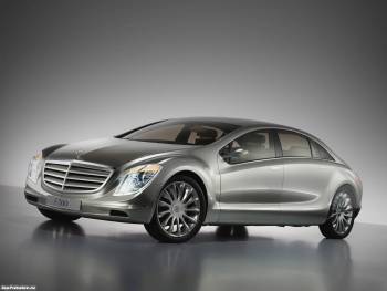 Скачать автообои Mercedes Benz F-700 Concept, , концепт, Mercedes, серебристый