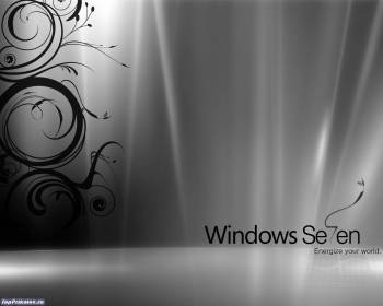 Windows 7 обои скачать, обои 1280х1024, , Windows 7, узор, черно-белый