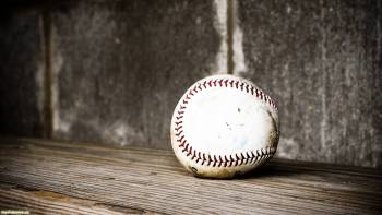 Старый бейсбольный мячик, скачать обои 1920х1080, , бейсбол, мяч, спорт