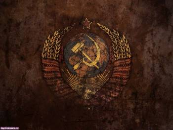 Мрачный герб СССР - скачать широкоформатные обои, , СССР, герб