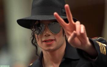 Скачать обои - Майкл Джексон, обои 1680х1050, , Майкл Джексон, певец, мужчина, очки, шляпа