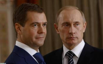 Премьер-министр и президент, обои - Путин и Медведев, , Путин, Медведев, президент, премьер-министр