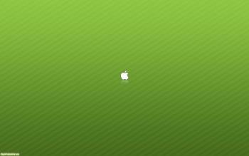 Зеленые полосатые обои Apple, широкоформатные обои 1920х1200, , Apple, фон, полосы, зеленый