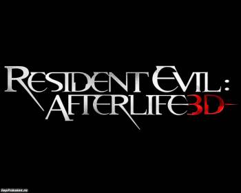 Resident Evil 4: Afterlife - обои из фильма 1280х1024, , Обитель зла 4, темный, надпись, черный