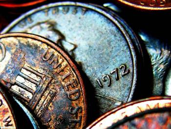 Макро-фото старинных американских монет, обои 1600х1200, , макро, фото, монета, цент, ржавый