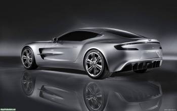 Aston Martin обои 1680х1050, , авто, Aston Martin, отражение, черно-белый, стальной