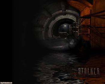 Обои из игры STALKER, игровые обои 1280х1024, , STALKER, игра, мрачный, подземелье, канализация, тоннель, 3D