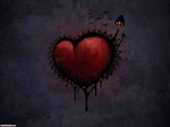Мрачные готичные обои - сердце, готичные обои, , готика, мрачный, темный, сердце
