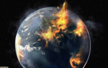 Планетарная катастрофа или гибель Земли... Обои 1920х1200, , гибель, катастрофа, взрыв, космос, планета, земля