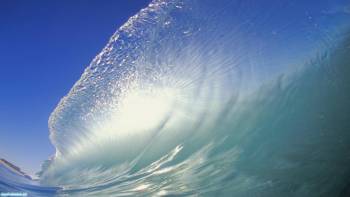 Очень красивые обои с океаническими волнами, обои 1920х1080, , волна, океан, вода, голубой, небо